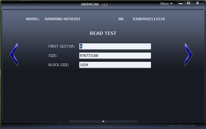 HDDScan 界面截图2